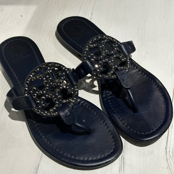 Tory Burch Miller Embellished sandals - Picture 4 of 12